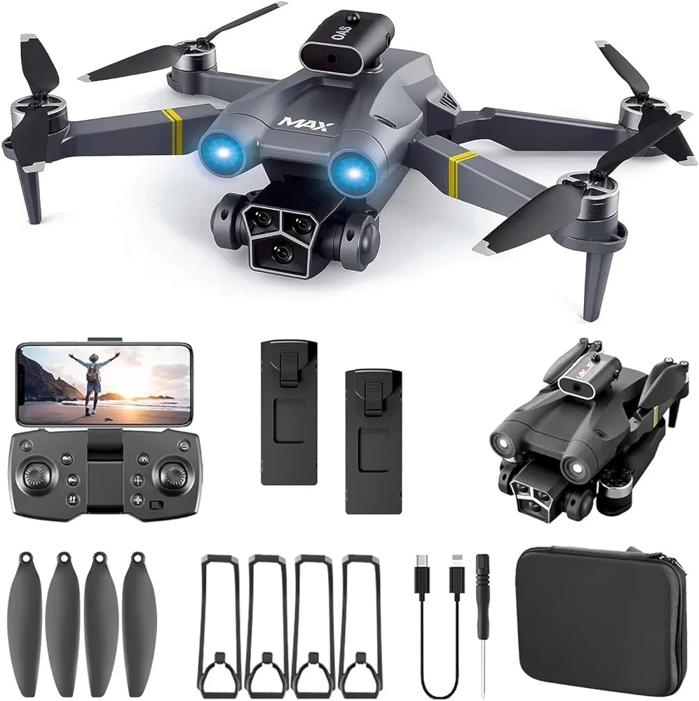 R39 MAX Retro Gaming Console + M3 MAX Brushless Drone Combo | 20,000+ Games & HD Aerial Photography Bundle