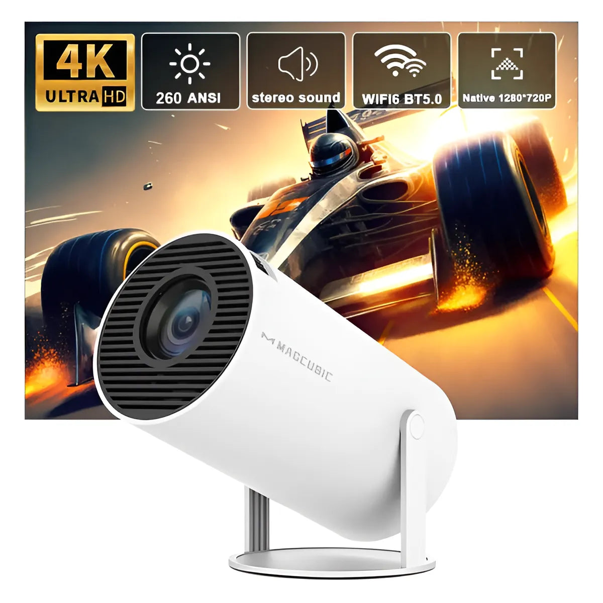 Magcubic WiFi Projector HY300 PRO 4K Android