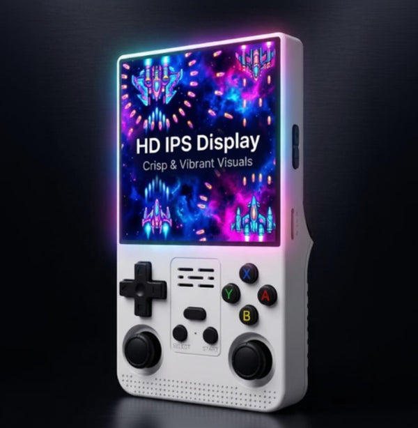 HY320 Mini Smart Projector + R39 Max Retro Gaming Console Combo | Big Screen Gaming & Entertainment Bundle