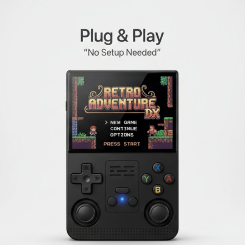 R39 MAX Handheld Game Console – Retro Gaming Device with 20,000+ Built-in Games
