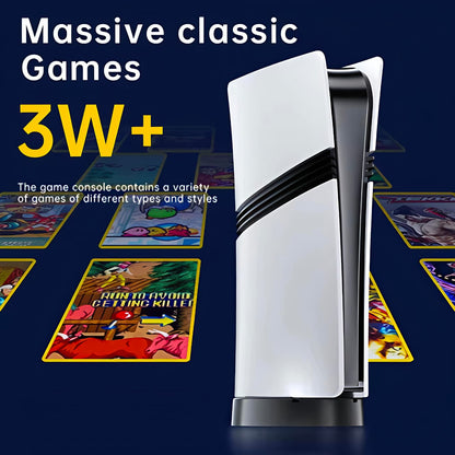 GS5 PRO Wireless Video Game Console 64GB | 40,000+ Built-in Games | 53 Emulators | Retro & PSP Gaming | Dual Wireless Controllers | TV Gaming Console