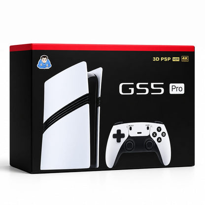 GS5 PRO Wireless Video Game Console 64GB | 40,000+ Built-in Games | 53 Emulators | Retro & PSP Gaming | Dual Wireless Controllers | TV Gaming Console