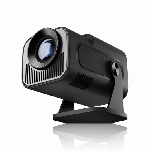 HY320 Mini Smart Projector + R39 Max Retro Gaming Console Combo | Big Screen Gaming & Entertainment Bundle