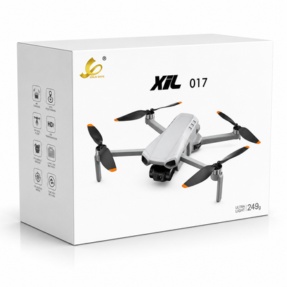 XIL 017 4K GPS Drone with 5.5″ Touch Screen Remote, 3-Axis Gimbal & 10KM Transmission