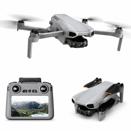 XIL 017 4K GPS Drone with 5.5″ Touch Screen Remote, 3-Axis Gimbal & 10KM Transmission